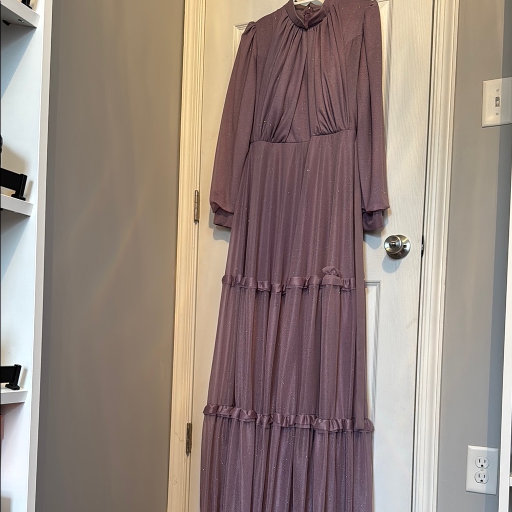 Elegant Purple Women's Dress